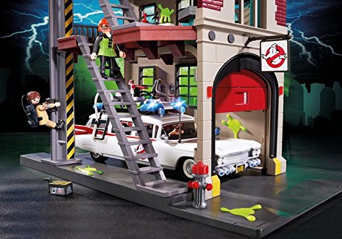 PLAYMOBIL Ghostbusters Ecto-1 con Módulo de Luz y Sonido, a Partir de 6 Años (9220) - no se que regalar