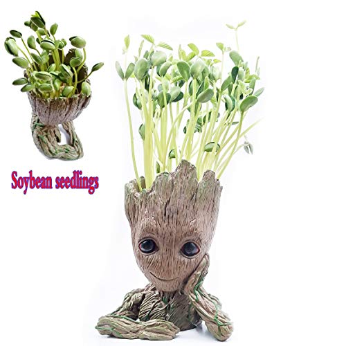 GTLAOGS Groot Maceta Guardianes de la Galaxia Bebé Figuras de Acción Modelo Lindo Juguete Pen Pot - no se que regalar