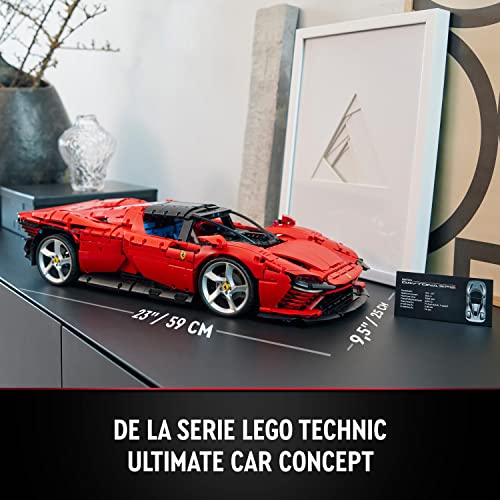 LEGO 42143 Technic Ferrari Daytona SP3, Maqueta de Súper Coche Rojo para Construir, Escala 1:8, Coleccionable, Ultimate Car Concept