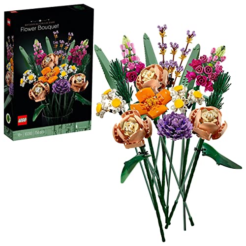 LEGO 10280 Ramo de Flores, Set de Construcción para Adultos, Regalos Originales para Mujeres y Hombres, Colección Botanical