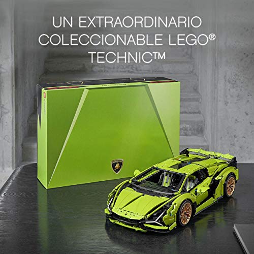 LEGO 42115 Technic Lamborghini Sián FKP 37, Maqueta de Coche de Lujo, Set de Construcción, Modelo de Coleccionista, Regalo Original para Adultos