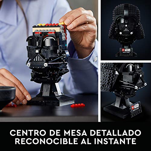 LEGO 75304 Star Wars Casco de Darth Vader, Maqueta para Construir, Manualidades para Adultos, Set de Coleccionista - no se que regalar