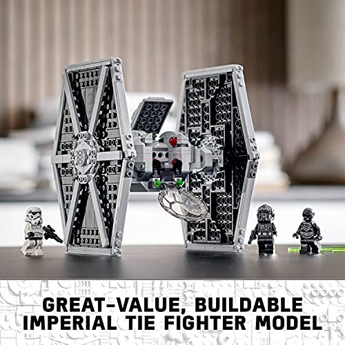 LEGO 75300 Star Wars Caza Tie Imperial Juguete de Construcción con Mini Figuras de Stormtrooper y Piloto de Saga Skywalker - no se que regalar