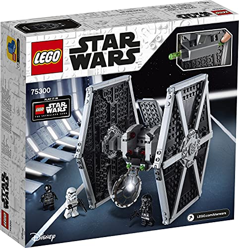 LEGO 75300 Star Wars Caza Tie Imperial Juguete de Construcción con Mini Figuras de Stormtrooper y Piloto de Saga Skywalker - no se que regalar