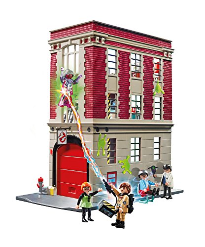 PLAYMOBIL 9219 Ghostbusters, Cuartel Parque de Bomberos, a Partir de 6 Años - no se que regalar