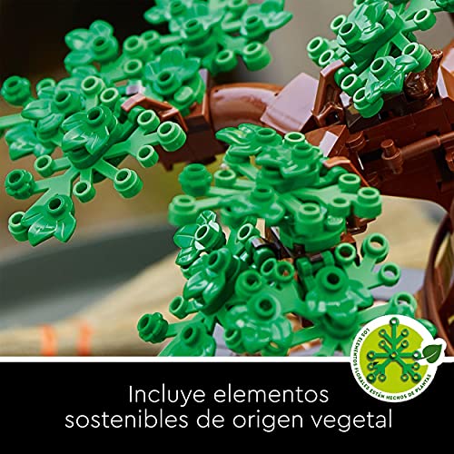 LEGO 10281 Bonsái, Manualidades para Adultos, Decoración para el Hogar DIY, Colección Botanical