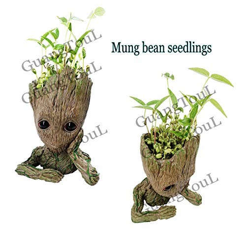 GTLAOGS Groot Maceta Guardianes de la Galaxia Bebé Figuras de Acción Modelo Lindo Juguete Pen Pot - no se que regalar