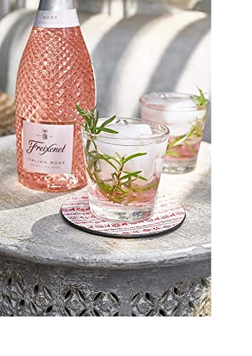 Valeli, Freixenet 2 cava mini 200ml Italian Rosé.Cesta delicatessen bombones Ferrero Rocher, Lindt. Regalo original Navidad, San Valentín, Cumpleaños.Estuche gourmet para regalar (ITALIAN ROSÉ)