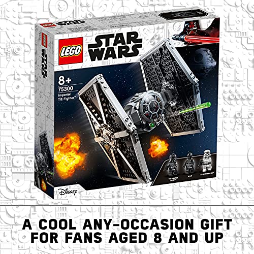 LEGO 75300 Star Wars Caza Tie Imperial Juguete de Construcción con Mini Figuras de Stormtrooper y Piloto de Saga Skywalker - no se que regalar